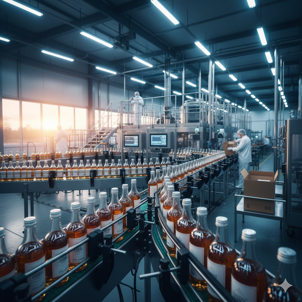 Beverage logistics and bottling